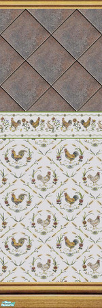 Sims 2 — Stone Diamonds - Wall Set 37 - 37e by maylynn55 — Made by maylynn55 **TSRAA Member**