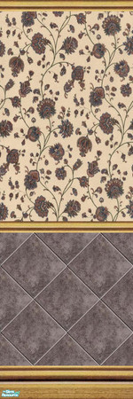 Sims 2 — Stone Diamonds - Wall Set 36 - 36d by maylynn55 — Made by maylynn55 **TSRAA Member**