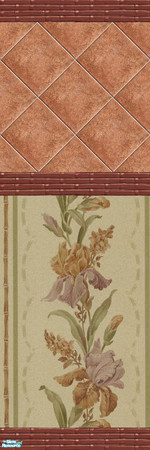 Sims 2 — Stone Diamonds - Wall Set 33 - 33e by maylynn55 — Made by maylynn55 **TSRAA Member**