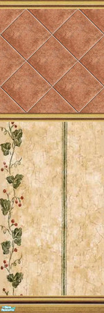 Sims 2 — Stone Diamonds - Wall Set 33 - 33c by maylynn55 — Made by maylynn55 **TSRAA Member**