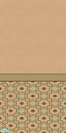 Sims 2 — Moroccan Theme Wallpaper by kkffoo — In soft colours. Suitable for all rooms in the house.