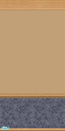 Sims 2 — nm Diag Blue Wall by Henwen — Tiled wall with matching floor available. Great for restaurants, great for home.