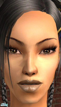 Sims 2 — Glossy Open Lips - Individual Item by Shannara_Simfashion — dark brown