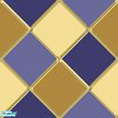 Sims 2 — Diamond floor 3 by pixielusion — A floor in diamond mosaic pattern.