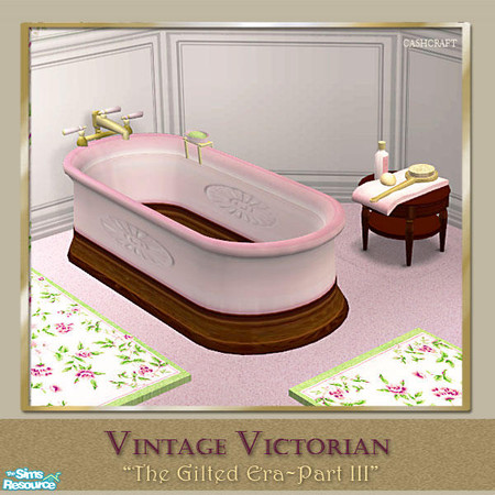 Sims 2 — Vintage Victorian Recol - Roman Tub by Cashcraft — Part III of my Vintage Victorian Bath series, set includes