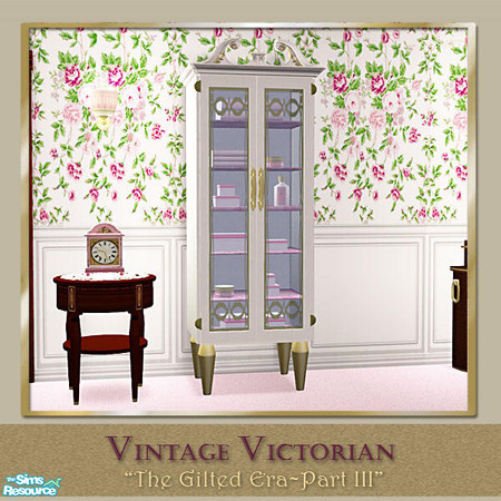 Sims 2 — Vintage Victorian Recol - Armoire White by Cashcraft — Part III of my Vintage Victorian Bath series, set