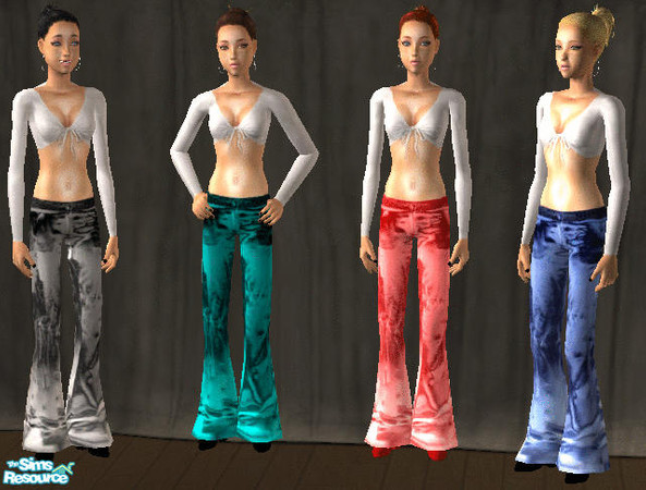 Sims 2 — Sweat Pants by EvansGirl — Sweat pants for your teens to wear!