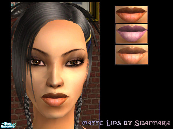 Sims 2 — matte lips by Shannara_Simfashion — 