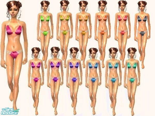 Sims 2 — teen bikinis by juttaponath — Do not reupload or edit and upload. Thank you.