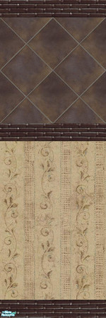 Sims 2 — Stone Diamonds - Wall Set 27 - 27c by maylynn55 — Made by maylynn55 **TSRAA Member**