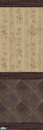 Sims 2 — Stone Diamonds - Wall Set 27 - 27b by maylynn55 — Made by maylynn55 **TSRAA Member**