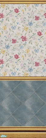 Sims 2 — Stone Diamonds - Wall Set 22 - 22n by maylynn55 — Made by maylnn55 **TSRAA Member**