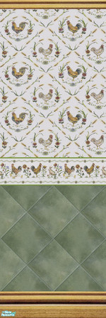 Sims 2 — Stone Diamonds - Wall Set 21 - 21h by maylynn55 — Made by maylynn55 **TSRAA Member**