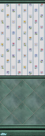 Sims 2 — Stone Diamonds - Wall Set 19 - 19n by maylynn55 — Made by maylynn55 **TSRAA Member**