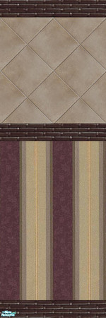 Sims 2 — Stone Diamonds - Wall Set 18 - 18b by maylynn55 — Made by maylynn55 **TSRAA Member**