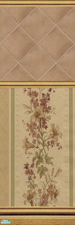 Sims 2 — Stone Diamonds - Wall Set 17 - 17c by maylynn55 — Made by maylynn55 **TSRAA Member**