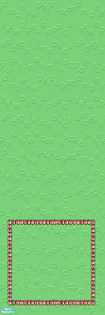 Sims 2 — Elmo Plain Wall by SpringwolfDecor — Adorable kids room for those little Sims! Thank you to the talented