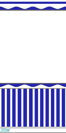 Sims 2 — nm My Bakery Navy by Henwen — This wall can be used for your new Bakery. ~TSRAA~