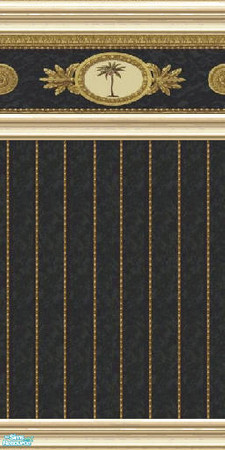 Sims 2 — jsf2PalmBorderStripePL by jsf — From jsf Designs exclusively for TSR, TSRAA, For matching wallpapers and