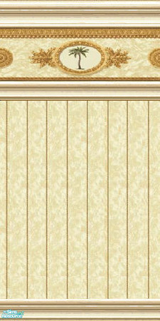 Sims 2 — jsf2PalmBorderStripeL2PL by jsf — From jsf Designs exclusively for TSR, TSRAA, For matching wallpapers and