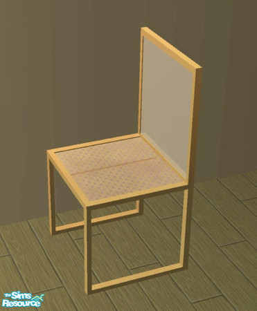 Sims 2 — Premier Kitchen - Dining chair by Cloisonne — Gold Dining chair