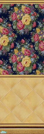 Sims 2 — Stone Diamonds - Wall Set 15 - 15b by maylynn55 — Made by maylynn55 **TSRAA Member**