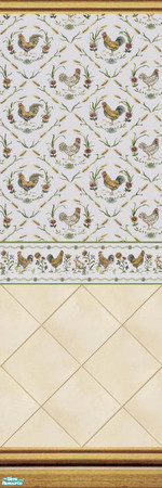 Sims 2 — Stone Diamonds - Wall Set 12 - 12b by maylynn55 — Made by maylynn55 **TSRAA Member**