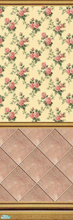 Sims 2 — Stone Diamonds - Wall Set 11 - 11b by maylynn55 — Made by maylynn55 **TSRAA Member**