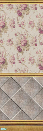 Sims 2 — Stone Diamonds - Wall Set 10 - 10b by maylynn55 — Made by maylynn55 **TSRAA Member**