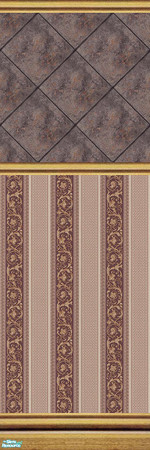 Sims 2 — Stone Diamonds - Wall Set 3 - 3f by maylynn55 — Made by maylynn55 **TSRAA Member** 