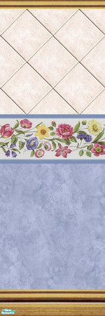 Sims 2 — Stone Diamonds - Wall Set 1 - 1i by maylynn55 — Made by maylynn55 **TSRAA Member** 