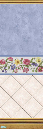 Sims 2 — Stone Diamonds - Wall Set 1 - 1h by maylynn55 — Made by maylynn55 **TSRAA Member** 