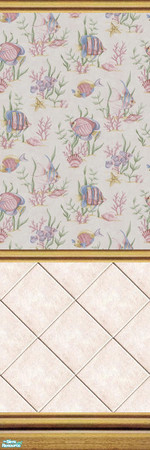 Sims 2 — Stone Diamonds - Wall Set 1 - 1f by maylynn55 — Made by maylynn55 **TSRAA Member** 