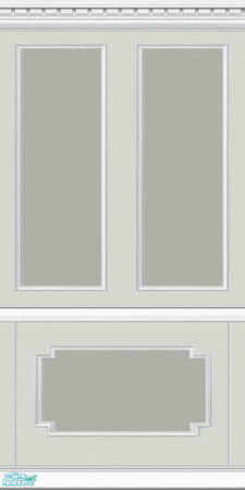 Sims 2 — nm Oak Panel Recolors Grey by Henwen — Recolor of Maxis Oak Panel wall. ~TSRAA~