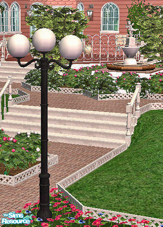 Sims 2 — Nostalgic Park Globe Light 2 by chrissy6930 — Nostalgic Park Globe Light 2. No cheatcode required for placement.