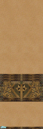 Sims 2 — Madagascar Half Wall by dancingaphrodite — Designed for half walls and the sides of stages. Coordinates with