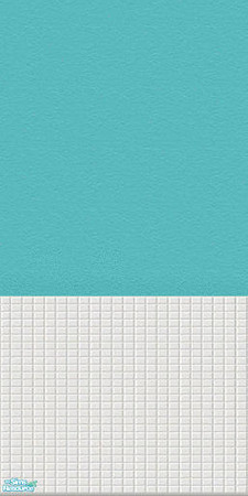Sims 2 — Turquoise Tile Wall by DOT — Turquoise Tile Wall. Sims 2 by DOT of The Sims Resource.