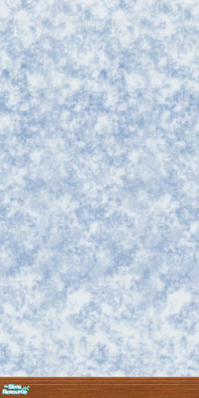 Sims 2 — Sponge Paint - Light Blue w/wood trim by maddox97 — *****TSRAA***** Sponge painted walls some with Maxis Medium