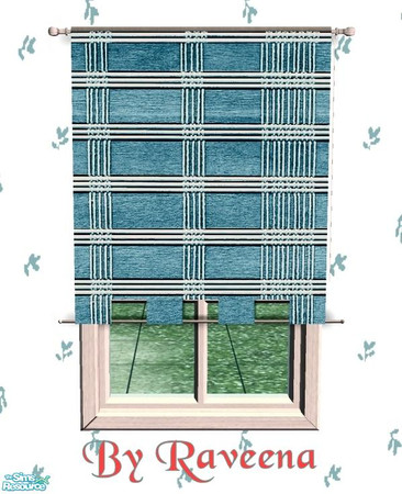 Sims 2 — Blue Ivy Blinds by Raveena — Part of the Blue Ivy Kitchen. You need BetterbeSim's mesh for this object to work