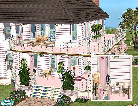 Sims 2 — 'Schinkel' Fence Gas Lantern 1 by chrissy6930 — 'Schinkel' Fence Gas Lantern 1 (medium).