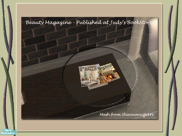 Sims 2 — Beauty Magazine 3 by judyhugsnoopy — Beauty Magazine Publish at my Book Store. Enjoy :D Please download