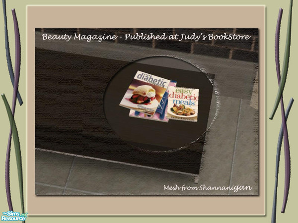 Sims 2 — Beauty Magazine 2 by judyhugsnoopy — Beauty Magazine Publish at my Book Store. Enjoy :D Please download