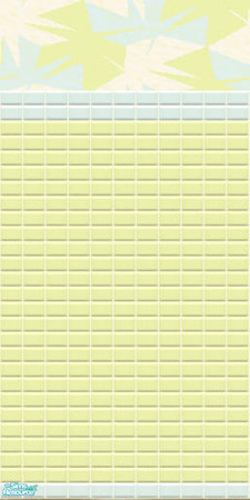 Sims 2 — Cool Tropics - Wall Tiles by kkffoo — Part of the cool tropics set. 