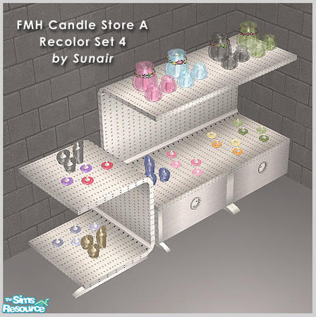 Sims 2 — FMH Candle Store A - Recolor set 4 by Sunair — FMH Candle Store A - Recolor set 4 (silver)