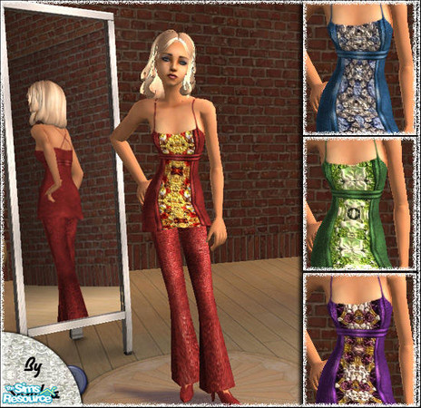 Sims 2 — Amanda Collection by camelia111 — 4 outfits for teens. You need mesh by Shannara.