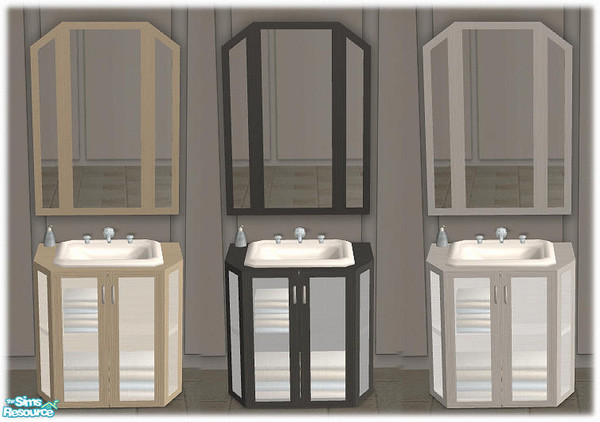 Sims 2 — Pentago Bahtroom - Sink by Bitzybus — Part of Pentago Bathroom set. Polygons: 1105 Vertices: 918