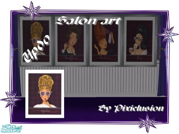 Sims 2 — Updo by pixielusion — An updo hairdo picture