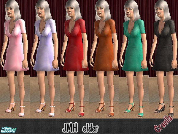 Sims 2 — am_JMHelders by Cruella — Re-colors of a great mesh for elders. Mesh by NeptuneSuzy.