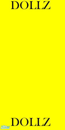 Sims 2 — Dollz on Yellow Painted Wall 2 of 5 by TJA — Wall 2 of 5 TSRAA Created by TJA