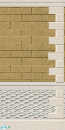 Sims 2 — JJs stone sand WS right by thesorceress — Created by The Sorceress, Mac compatible